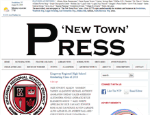 Tablet Screenshot of newtownpress.com